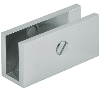 Uchwyt do półki szklanej chromowany U-2