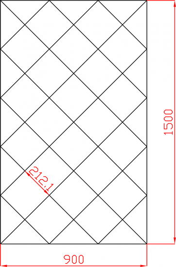Lustra Glamour na każdy wymiar płytki lustrzane fazowane 900x1500 mm faza 12mm