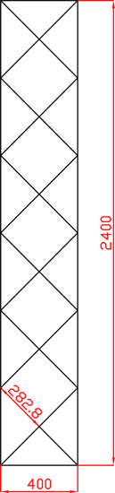 Lustro Glamour na każdy wymiar płytki lustrzane fazowane 400mm x 2400mm faza 12mm
