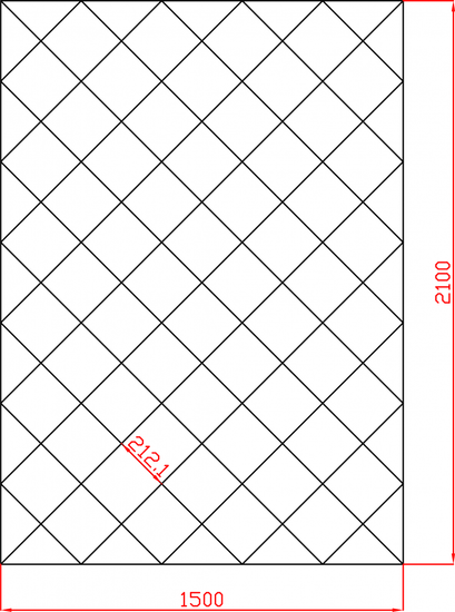 Lustro Fazowane Glamour płytki lustrzane fazowane 1500x2100 mm faza 12mm