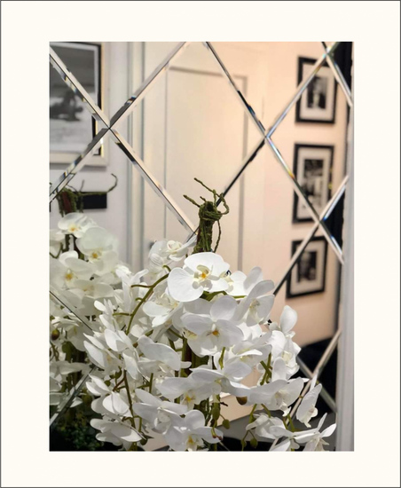 Lustro Fazowane Glamour płytki lustrzane fazowane 900mm x 1350mm faza 12mm