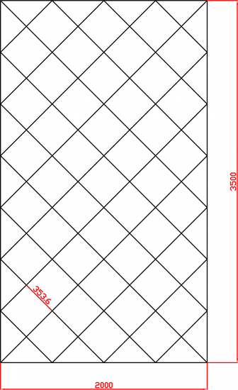 Lustro Glamour fazowane płytki lustrzane producent 2000mm x 3500mm faza 12mm