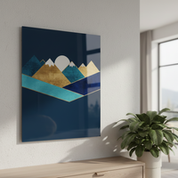 Panel szklany z nadrukiem 600x600mm. Szkło hartowane.