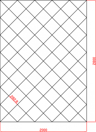 Lustro Fazowane Glamour płytki lustrzane fazowane 2000mm x 2800mm faza 12mm