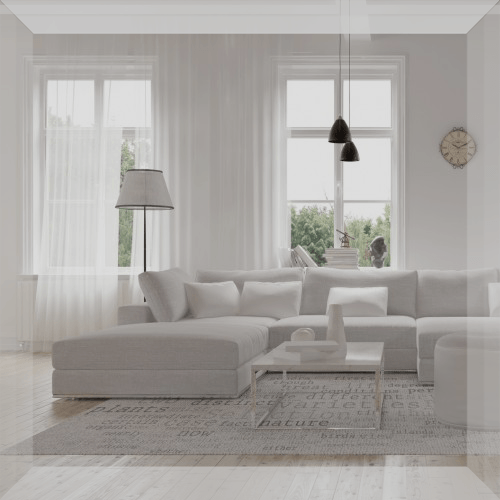 Kafelki lustrzane fazowane lustro srebrne kwadrat 475mm x 475mm