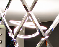 Lustro Glamour na każdy wymiar płytki lustrzane fazowane 848x1697 mm faza 12mm