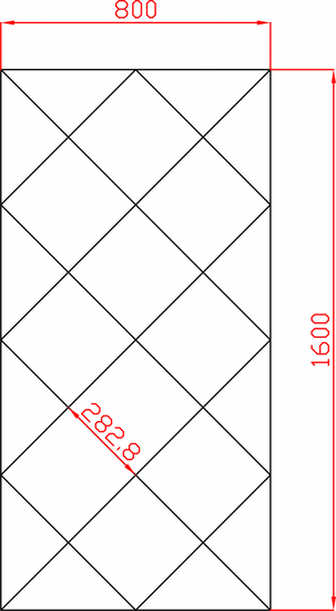 Lustra premium ozdobne płytki lustrzane fazowane 800mm x 1600mm faza 12mm