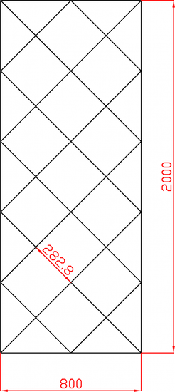 Lustra Glamour na każdy wymiar kafelki lustrzane fazowane 800mm x 2000mm faza 12mm