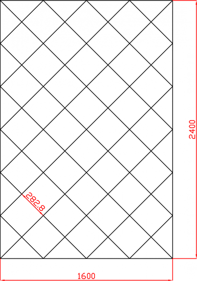 Lustra Glamour na każdy wymiar kafelki lustrzane fazowane 1600mm x 2400mm faza 12mm