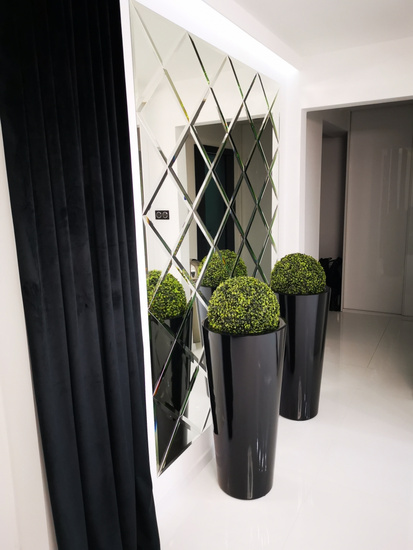 Lustro Fazowane Glamour płytki lustrzane fazowane 1050x1400 mm faza 12mm