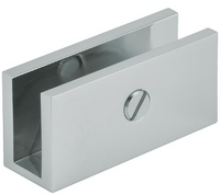 Uchwyt do półki szklanej chromowany U-2