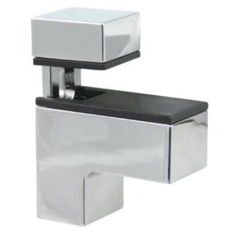 Uchwyt do półki szklanej chromowany U-3